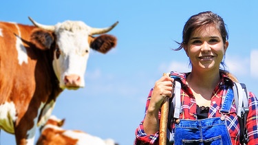 Der Film | Anna verbringt einen Sommer auf der Alm von Sennerin Kati und hilft ihr bei der Arbeit. Die Saison beginnt mit dem Almauftrieb der Kühe. | Bild: BR | Text und Bild Medienproduktion GmbH & Co. KG