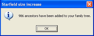 OneGreatFamily will alert you when it has found more of your ancestors