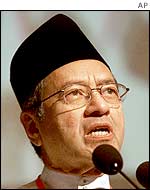 Malaysian Prime Minister Mahathir Mohamad