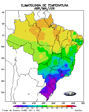 temperature in autumn