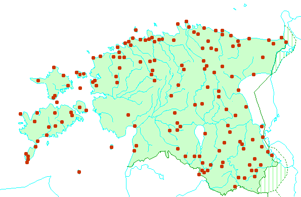 Map of Estonia