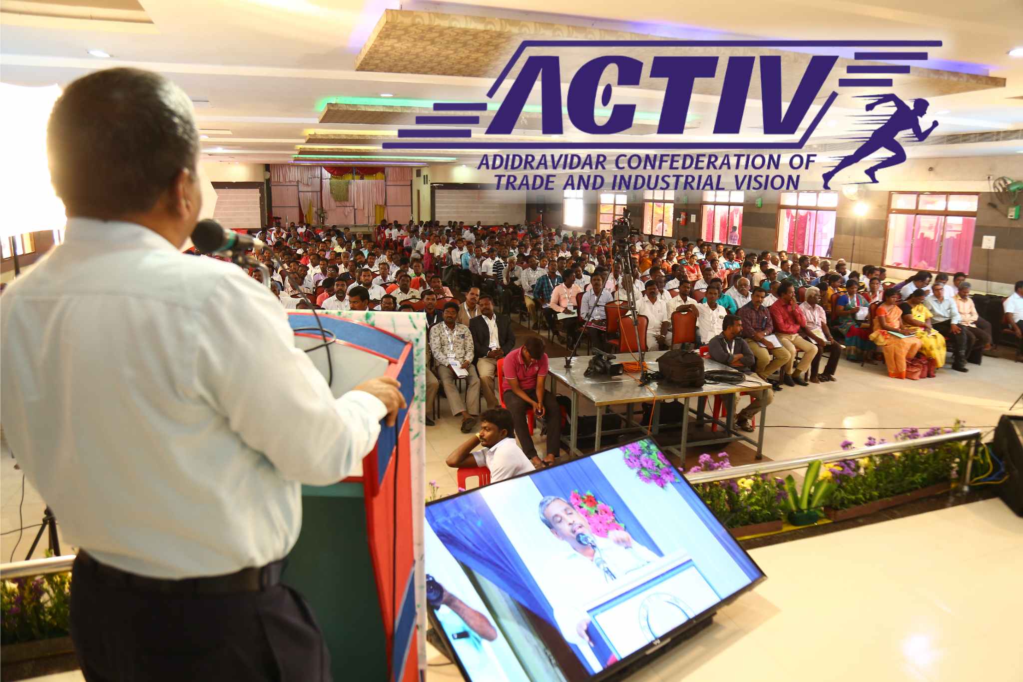 Mr K Rajamani IAS addressing ACTIV conclave