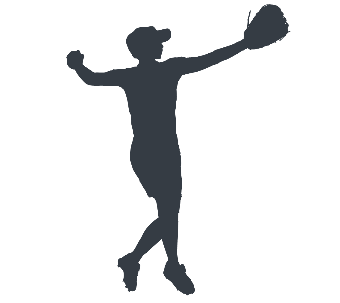 Athlete silhouette