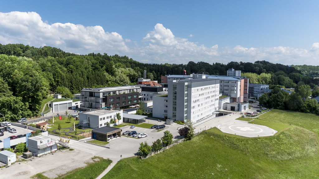 Landesklinikum Amstetten Luftansicht