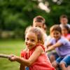 Children Playing Rope Pulling