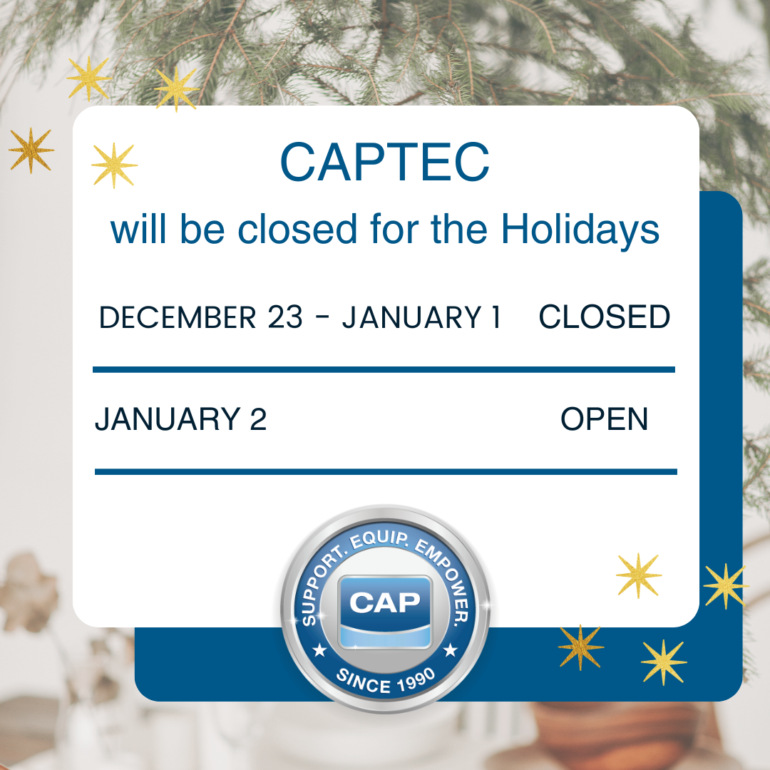 CAPTEC Holiday Hours 