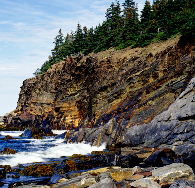 Canadian rocky shoreline