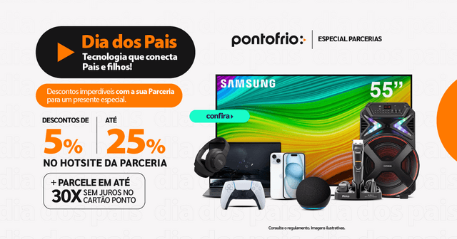 Ponto Frio | Dia dos Pais: Tecnologia que conecta Pais e filhos!