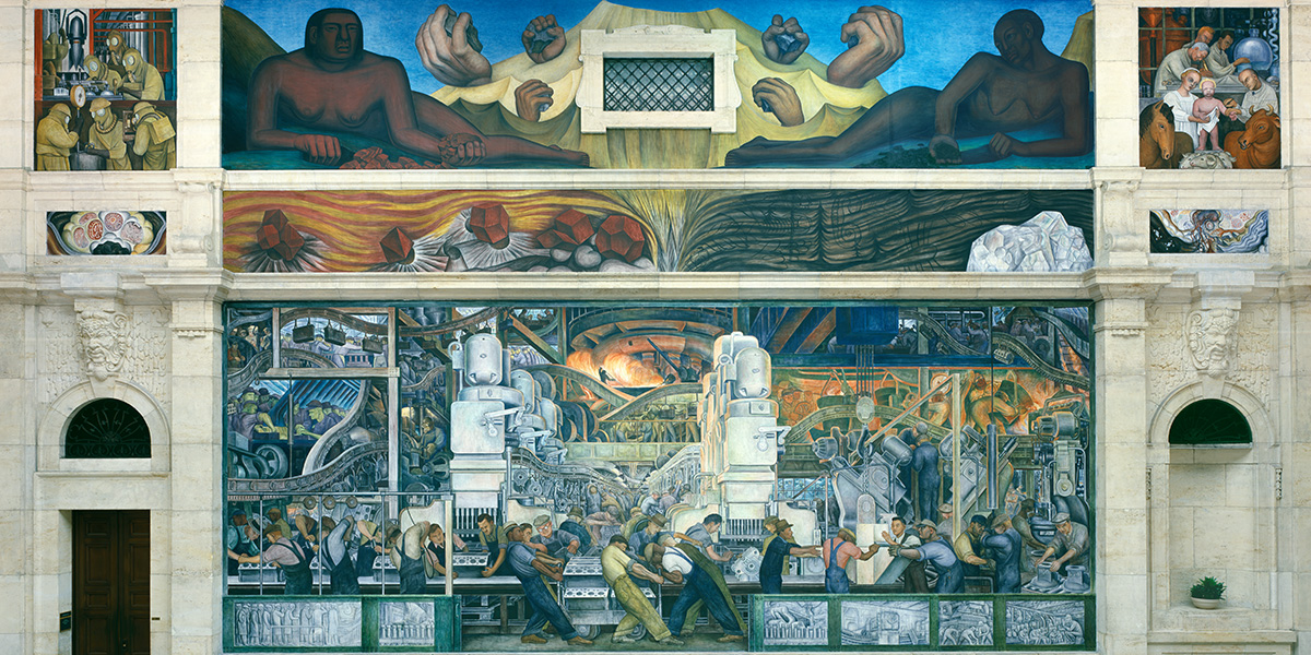 Diego Rivera, Detroit Industry, North Wall, 1932-1933