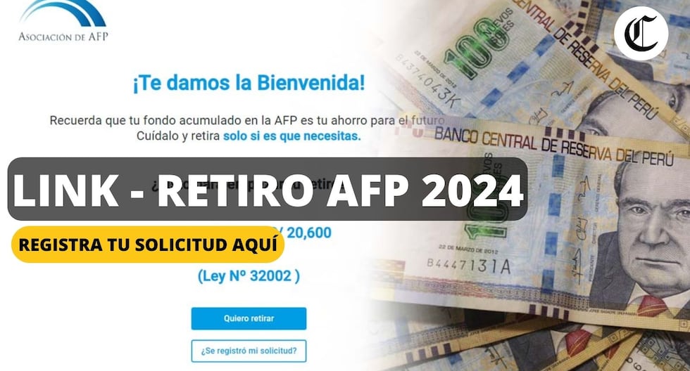 RetiroAFP 2024, link oficial Inicia el trámite y solicita el