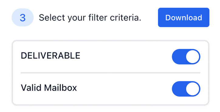 filter and export