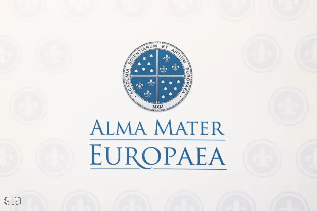 Maribor Logo of Alma Mater Europaea - ECM, now accredited as Alma Mater University. Photo: Katja Kodba/STA File photo