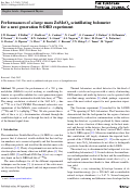 Cover page: Performances of a large mass ZnMoO4 scintillating bolometer for a next generation 0νDBD experiment