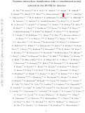 Cover page: Neutrino interaction classification with a convolutional neural network in the DUNE far detector