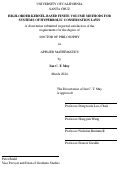 Cover page of High-order Kernel-based Finite Volume Methods for Systems of Hyperbolic Conservation Laws