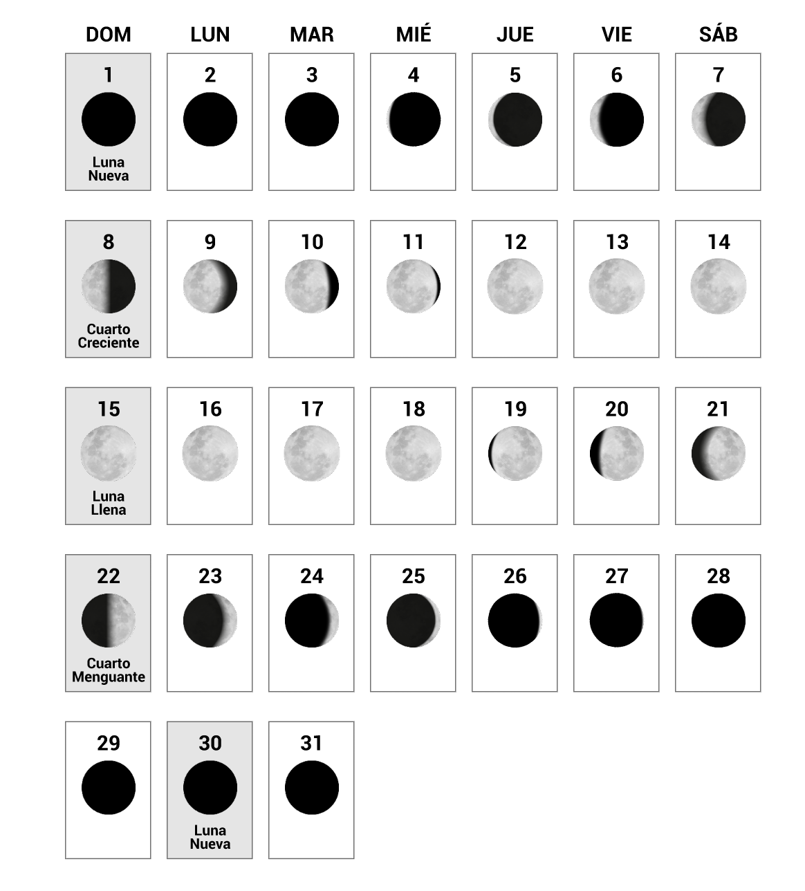 Calendario Lunar 2024: superluna, eclipses y fases lunares de enero a diciembre