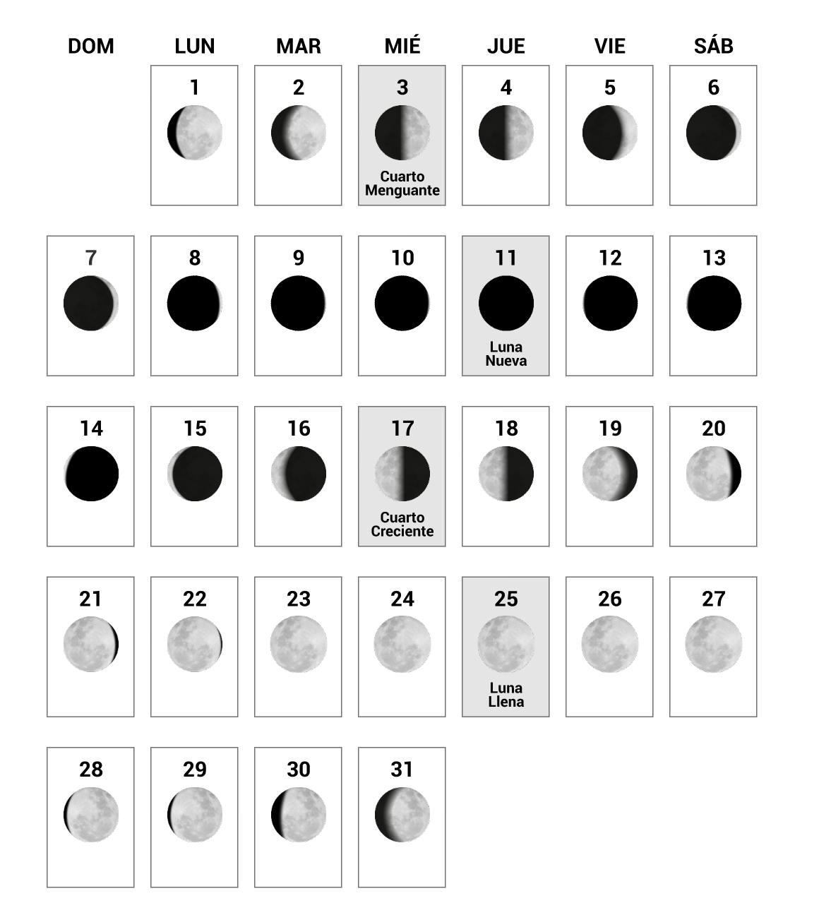 Calendario Lunar 2024: superluna, eclipses y fases lunares de enero a diciembre