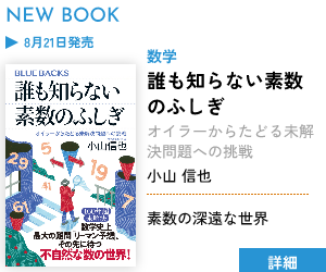 【新刊案内】誰も知らない素数のふしぎ