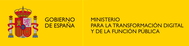 Ministerio para la transformación digital y de la función pública