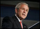 President George W. Bush speaks on health care Monday, May 1, 2006, during an address at the Washington Hilton Hotel. The President told the audience, "The best way to reform this health care system is to preserve the system of private medicine. to strengthen the relationship between doctors and patients, and make the benefits of private medicine more affordable and accessible for all our citizens."  White House photo by Paul Morse