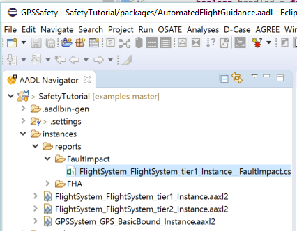 fault impact result folder