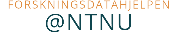 logo: forskningsdatahjelpen @ntnu