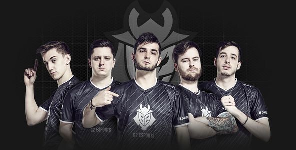 G2 Esports at ELEAGUE Major: Boston 2018 From left to right: bodyy ∙ apEX ∙ shox ∙ NBK- ∙ kennyS