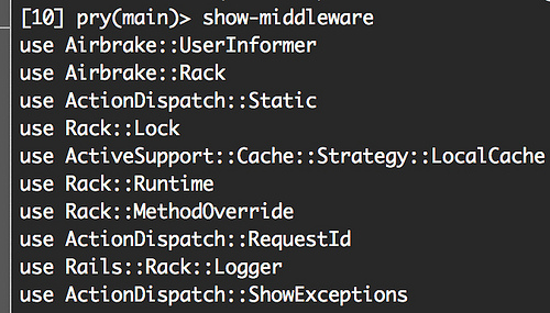 Pry show-middlewares