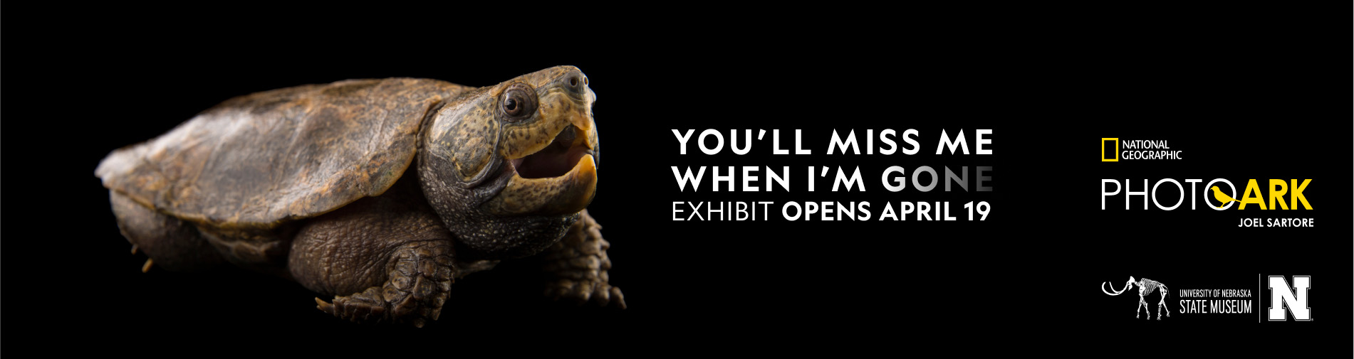 Photoark by Joel Sartore, Exhibit Opens April 19