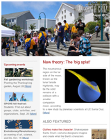 August 2011 Newsletter screenshot