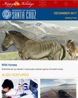 December 2017 Newsletter screenshot