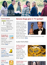 February 2014 Newsletter screenshot