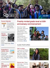 June 2015 Newsletter screenshot