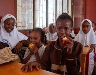 Ahmed Bin Hanbal-skolen i Dar Saad, Aden. Foto: WFP/Annabel Symington