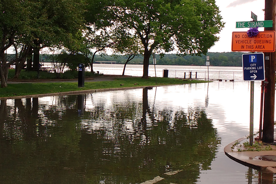 coastal flooding in Alexandria, Virginia