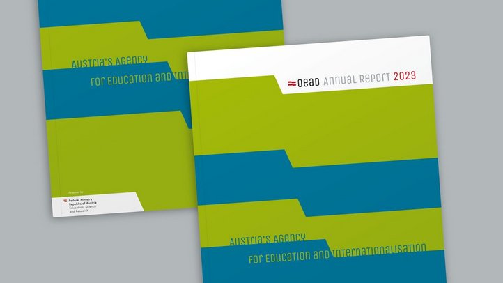 The title page of the English-language OeAD Annual Report 2023