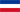 Flagge von Jugoslawien bzw. Serbien und Montenegro