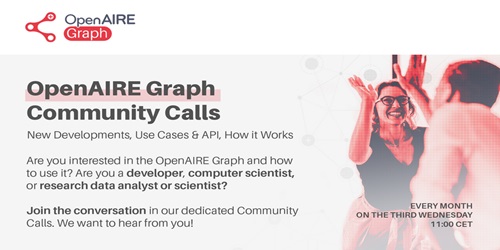 OpenAIRE Graph Community Call