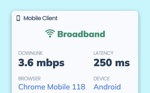 Understand user devices and connections