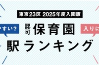 東京23区、保育園入りにくい駅ランキング発表