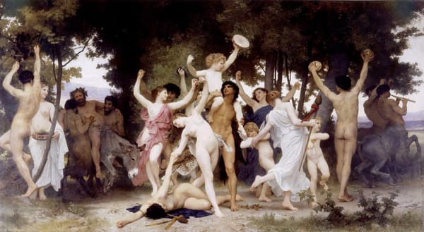 Young Bacchus and His Followers, painting by William-Adolphe Bouguereau