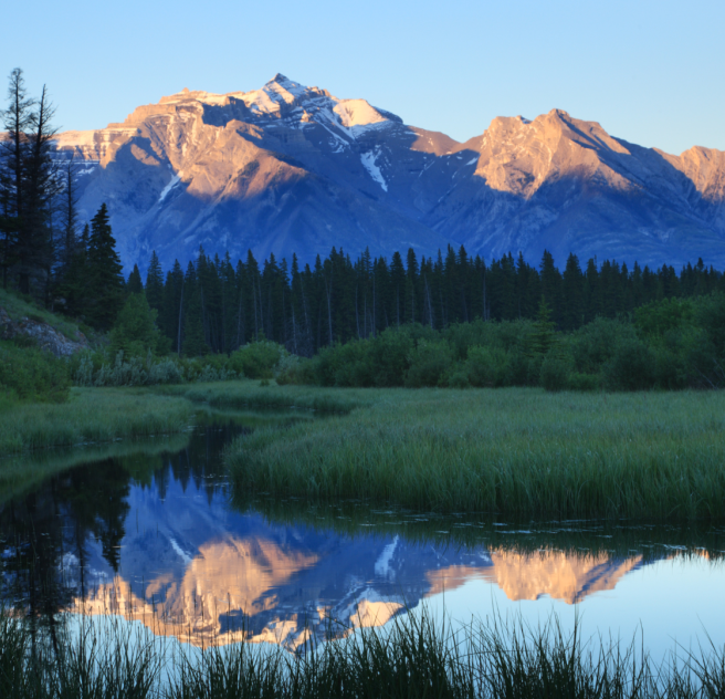 Canadian landscape in Banff, Alberta