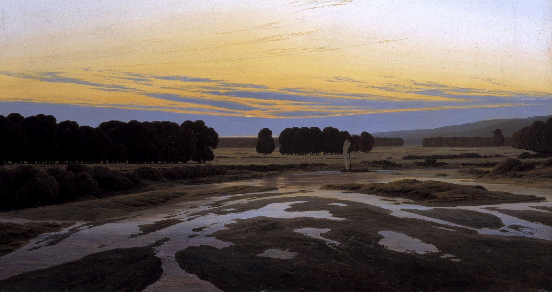 Das Grosse Gehege bei Dresden, Caspar David Friedrich