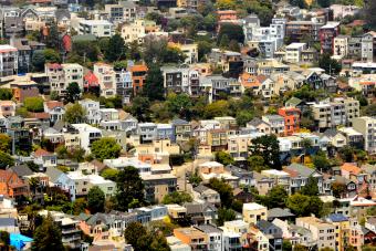 Rows of housing in Seattle