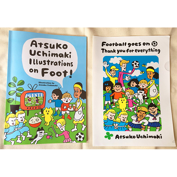 内巻敦子Foot!イラスト記録集『Atsuko Uchimaki Illustrations on Foot!』