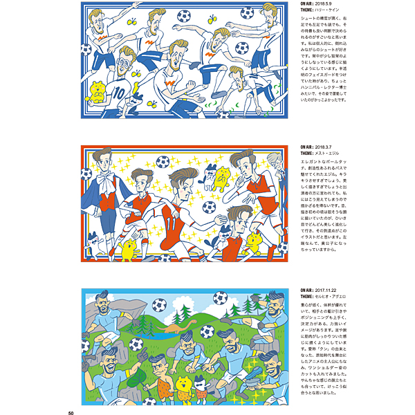 内巻敦子Foot!イラスト記録集『Atsuko Uchimaki Illustrations on Foot!』