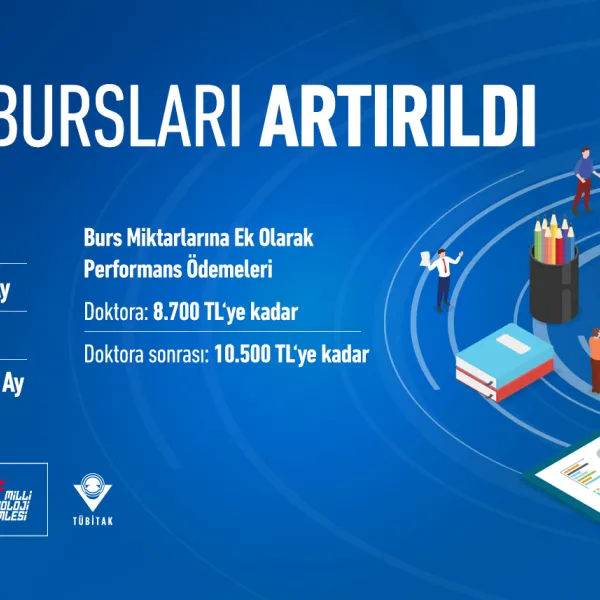 TÜBİTAK Bursları Artırıldı