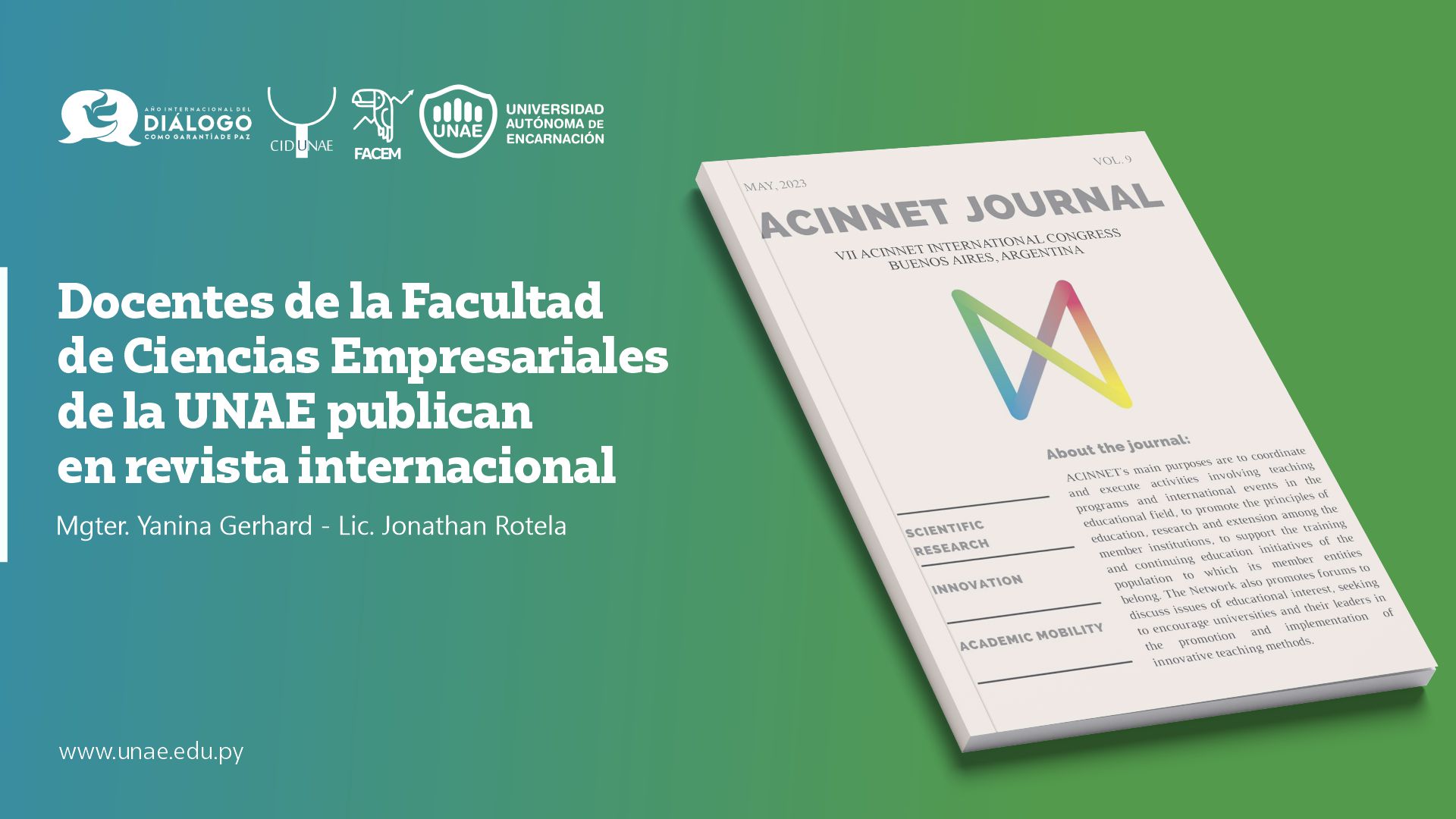 Docentes de la Facultad de Ciencias Empresariales de la UNAE publican en revista internacional