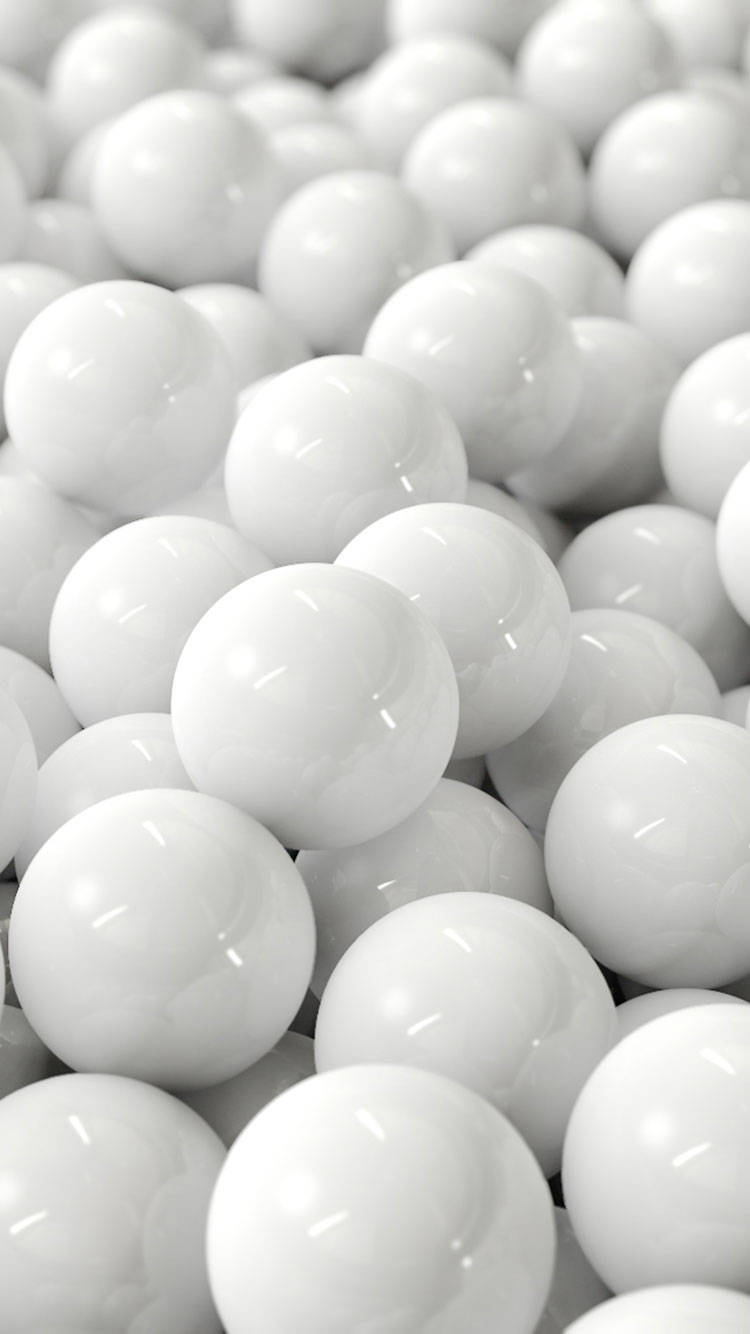 Cool iPhone White Marbles Wallpaper