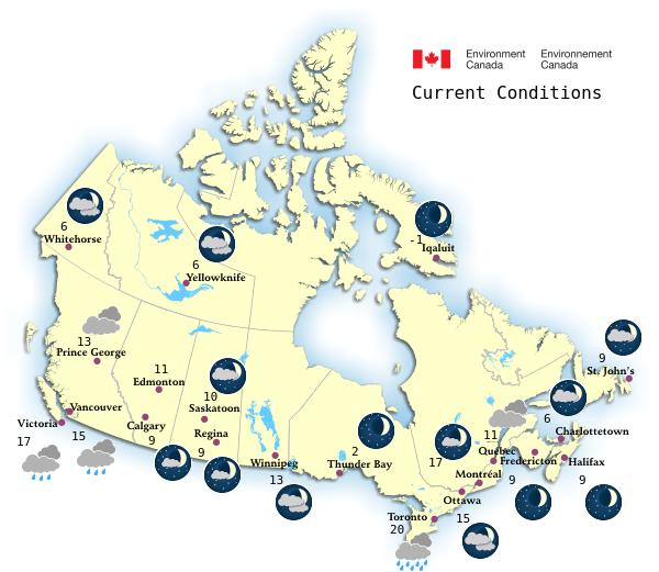 Map of Canada